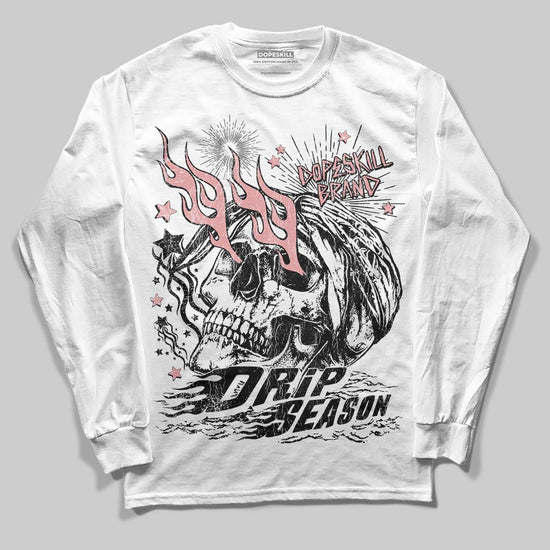 Harris Tweed x Wmns Dunk Low 'Black Phantom' DopeSkill Long Sleeve T-Shirt Drip Season Graphic Streetwear - White