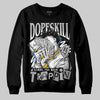 Jordan 10 OG “Steel” DopeSkill Sweatshirt Sorry I've Been Trappin Graphic Streetwear - Black