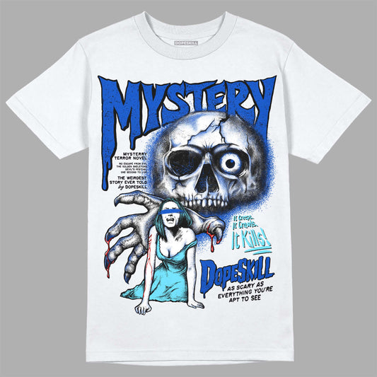 Dunk Low Argon DopeSkill T-Shirt Mystery Ghostly Grasp Graphic Streetwear - White