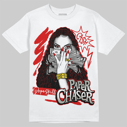 Jordan 3 Fire Red DopeSkill T-Shirt NPC Graphic Streetwear - WHite