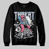 Jordan 3 GS “Cobalt Bliss” DopeSkill Sweatshirt Threat Graphic Streetwear - Black