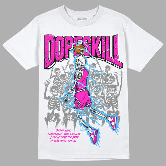 Dunk Low GS “Active Fuchsia”   DopeSkill T-Shirt Thunder Dunk Graphic Streetwear - White 