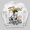 Yellow Sneakers DopeSkill Long Sleeve T-Shirt Flexin' Graphic Streetwear - White