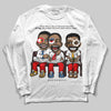 Red Sneakers DopeSkill Long Sleeve T-Shirt First Sunday Graphic Streetwear - White