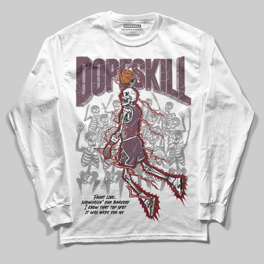 A Ma Maniére x Air Jordan 5 “Violet Ore” DopeSkill Long Sleeve T-Shirt Thunder Dunk Graphic Streetwear - White