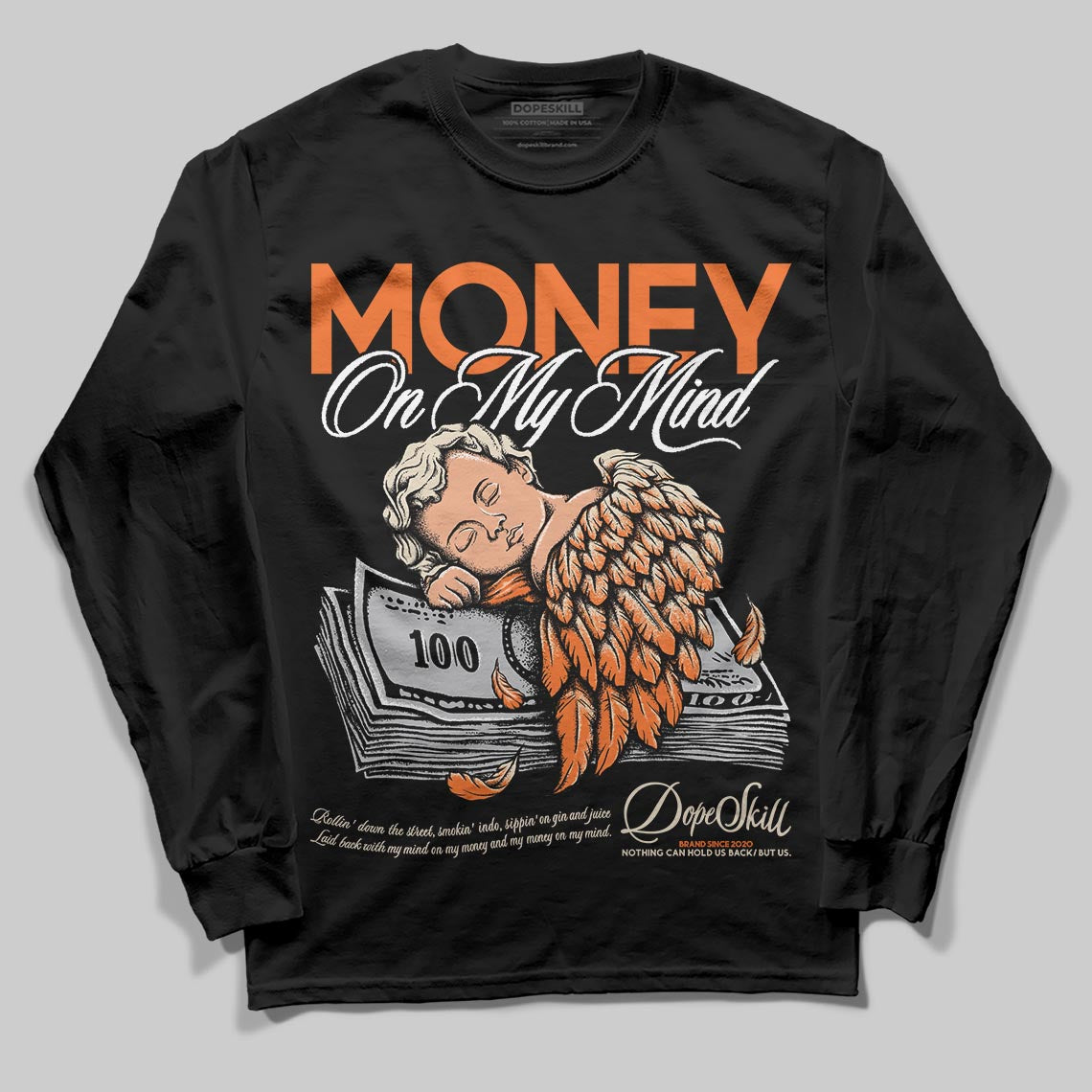 Jordan 3 “Starfish” DopeSkill Long Sleeve T-Shirt MOMM Graphic Streetwear - Black