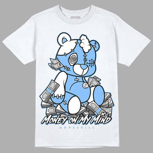 Jordan 9 Powder Blue DopeSkill T-Shirt MOMM Bear Graphic Streetwear - White