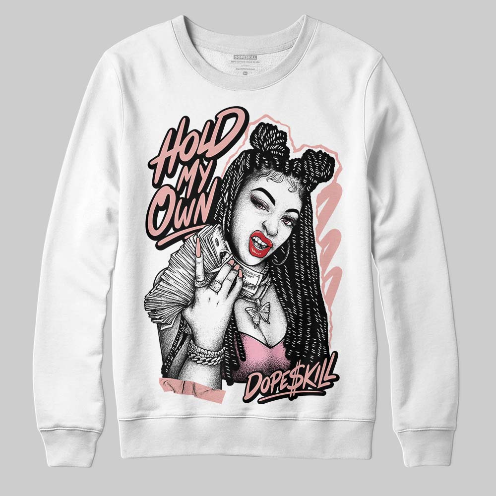 Jordan 1 Low OG “Rust Pink” DopeSkill Sweatshirt New H.M.O Graphic Streetwear - White