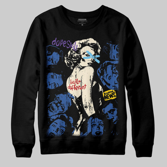 Jordan 17 Retro Low SP Infinite Archives DopeSkill Sweatshirt Built Different Graphic Streetwear - Black