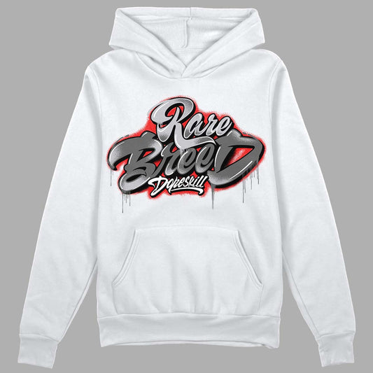 Grey Sneakers DopeSkill Hoodie Sweatshirt Rare Breed Type Graphic Streetwear - White