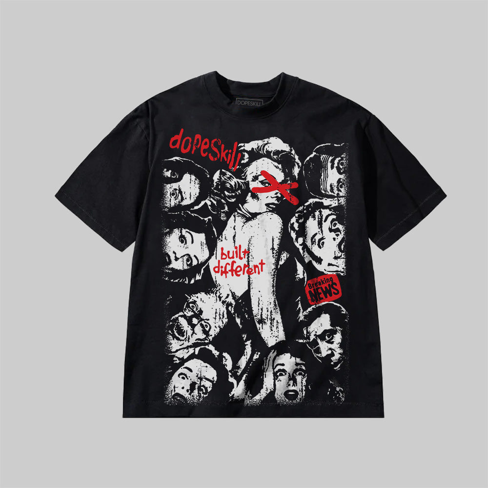 Built Different DopeSkill Premium T-shirt Streetwear - Black