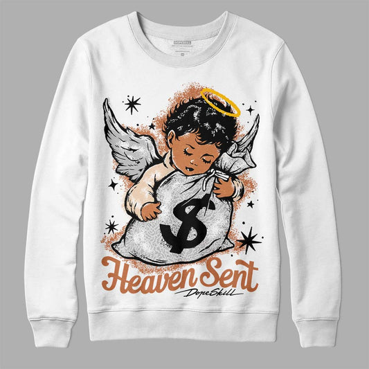 Jordan 3 Craft “Ivory” DopeSkill Sweatshirt Heaven Sent Graphic Streetwear - White