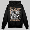Jordan 4 Retro Cozy Girl DopeSkill Hoodie Sweatshirt Distorted Realms Graphic Streetwear - black