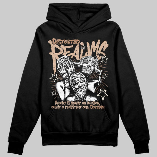 Jordan 4 Retro Cozy Girl DopeSkill Hoodie Sweatshirt Distorted Realms Graphic Streetwear - black
