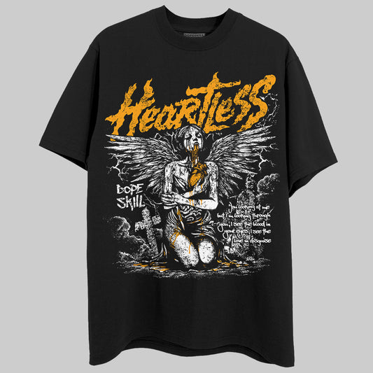 Jordan 12 Retro Black Taxi DopeSkill T-Shirt Heartless Graphic Streetwear - Black