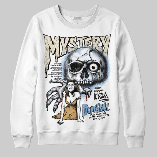 Nike Air Diamond Turf Must Be the Money DopeSkill Sweatshirt Mystery Ghostly Grasp Graphic Streetwear - White