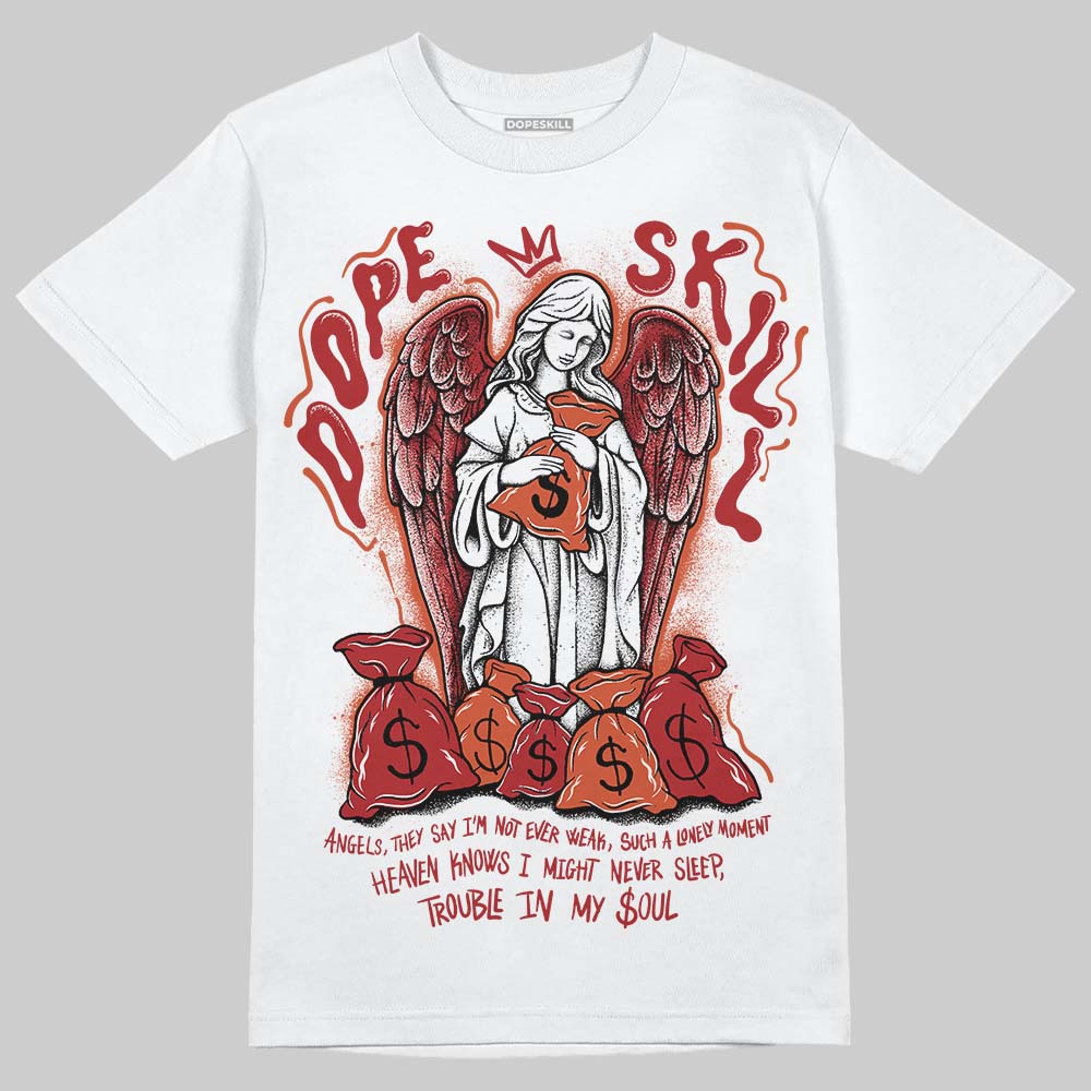 Nigel Sylvester x Air Jordan 4 ‘Brick by Brick’ DopeSkill T-Shirt Angels Graphic Streetwear - White
