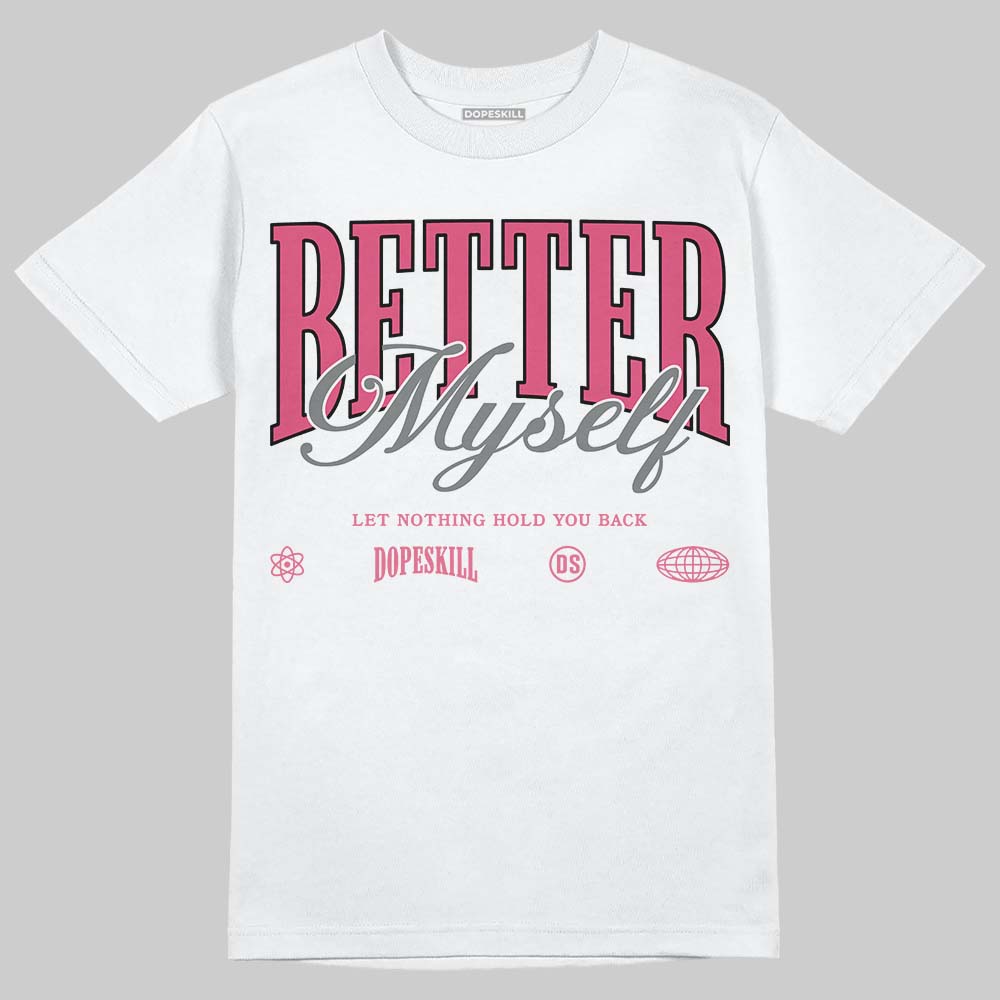Balenciaga Runner White Fluo Pink DopeSkill T-Shirt Better Myself Graphic Streetwear - White