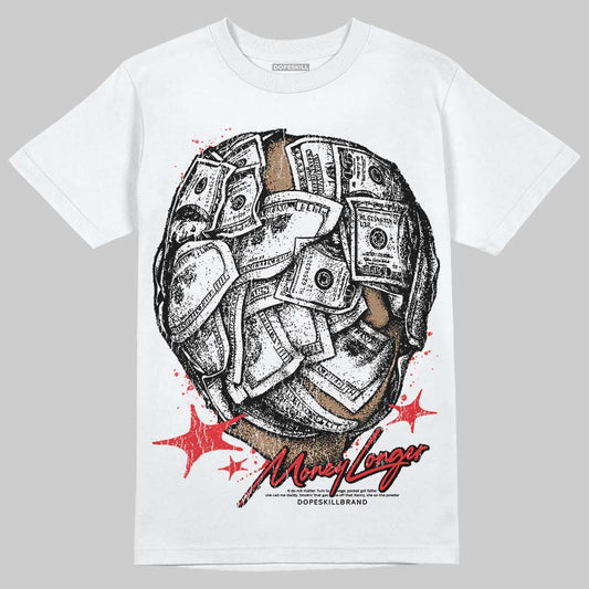 Jordan 11 Retro Cherry DopeSkill T-Shirt Money Longer Graphic Streetwear - White