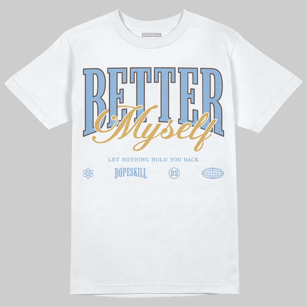 Adidas Handball Spezial ‘Light Blue’ DopeSkill T-Shirt Better Myself Graphic Streetwear - White