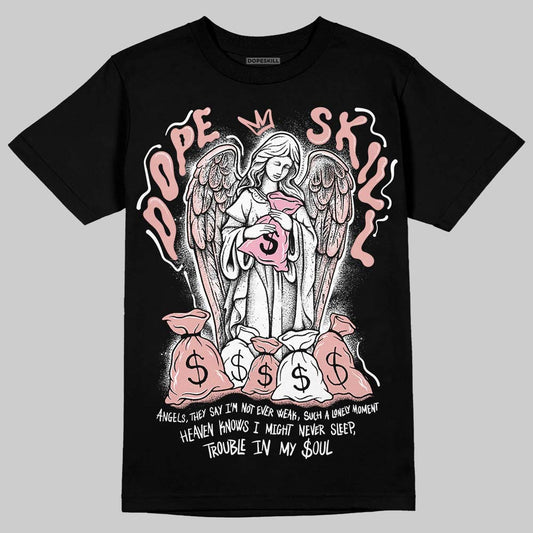 Jordan 1 Low OG “Rust Pink” DopeSkill T-Shirt Angels Graphic Streetwear - black