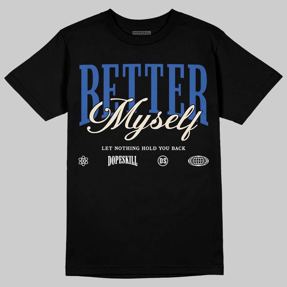 Jordan 1 Low Travis Scott x Fragment DopeSkill T-Shirt Better Myself Graphic Streetwear - Black
