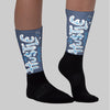 Diffused Blue 11s DopeSkill Sublimated Socks Hustle Graphic