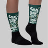 Oxidized Green 4s DopeSkill Sublimated Socks Hustle Graphic