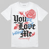 Jordan 11 Retro Cherry DopeSkill T-Shirt You’re Lost Without Me Graphic Streetwear - White