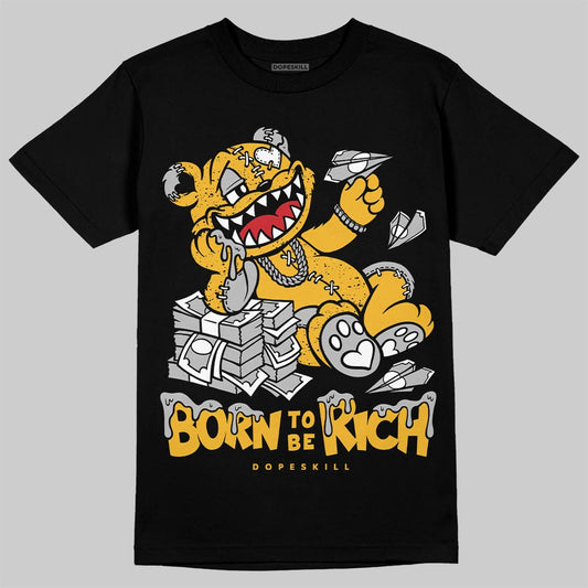 Jordan 5 'Tokyo' DopeSkill T-Shirt Born To Be Rich Graphic Streetwear - Black