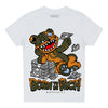 Jordan 5 "Olive" DopeSkill Toddler Kids T-shirt Born To Be Rich Graphic Streetwear - White 