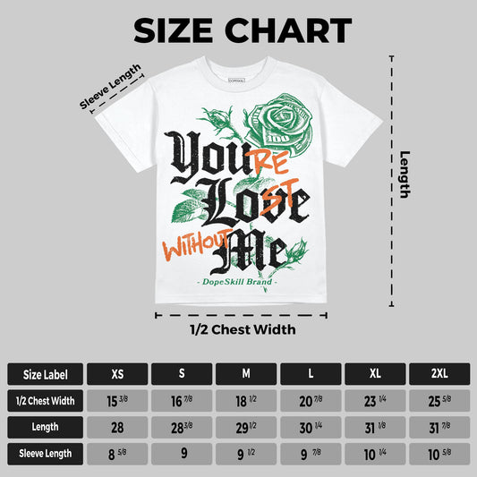 Green Collection DopeSkill Oversize Print T-Shirt You’re Lost Without Me Graphic