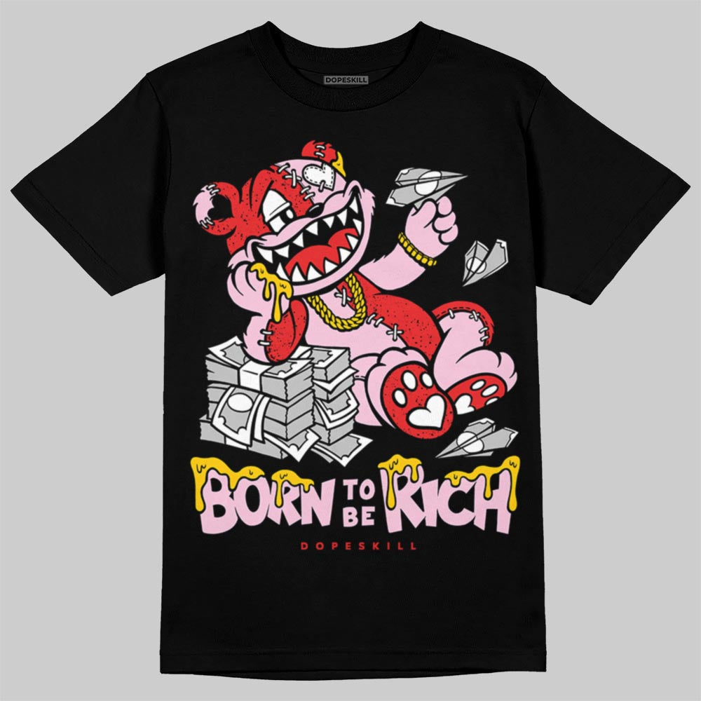 Awake NY x Air Jordan 5 Arctic Pink DopeSkill T-Shirt Born To Be Rich Graphic Streetwear - Black