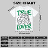 Green Collection DopeSkill Oversize Print T-Shirt True Lover Graphic