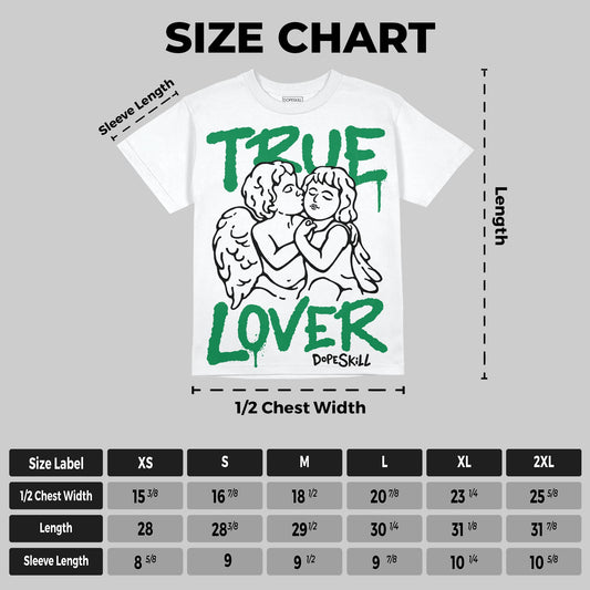 Green Collection DopeSkill Oversize Print T-Shirt True Lover Graphic