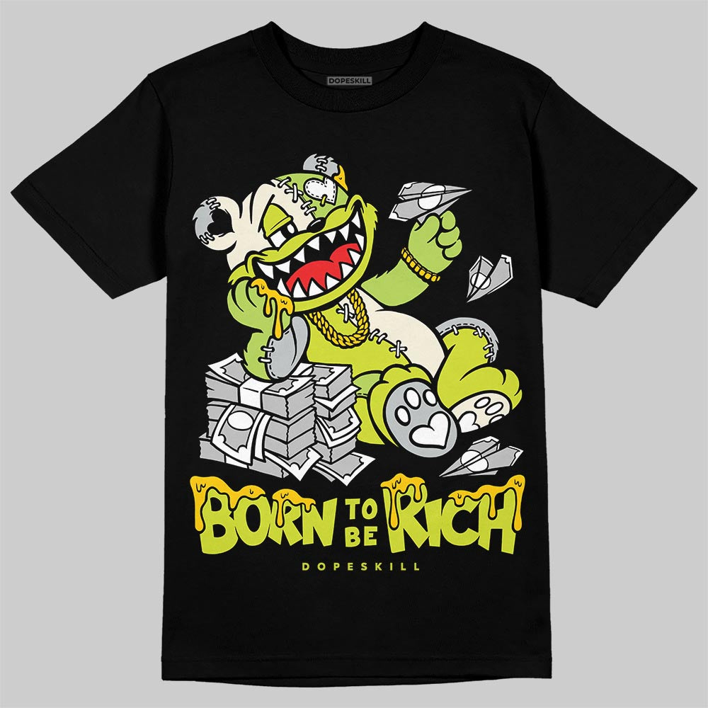 Air Max 90 x Patta Cyber and Particle Grey DopeSkill T-Shirt Born To Be Rich Graphic Streetwear - Black