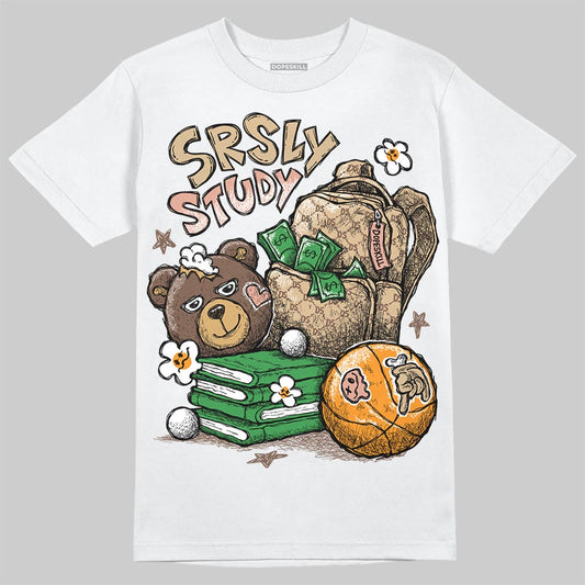 TAN Sneakers DopeSkill T-Shirt SRSLY Study Graphic Streetwear - White