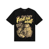 TAN Sneakers DopeSkill T-Shirt Fight For Right Graphic Streetwear - black