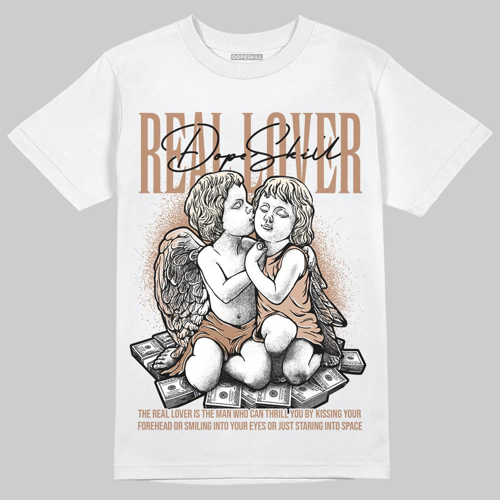Jordan 4 Retro Cozy Girl DopeSkill T-Shirt Real Lover Graphic Streetwear - White
