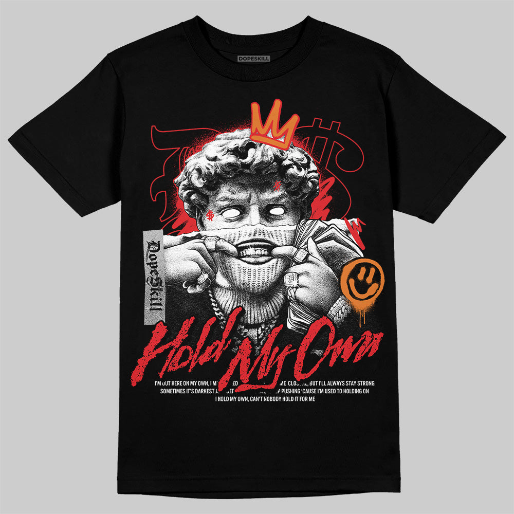 Jordan 4 Retro Red Cement DopeSkill T-Shirt In My Way Graphic Streetwear - Black