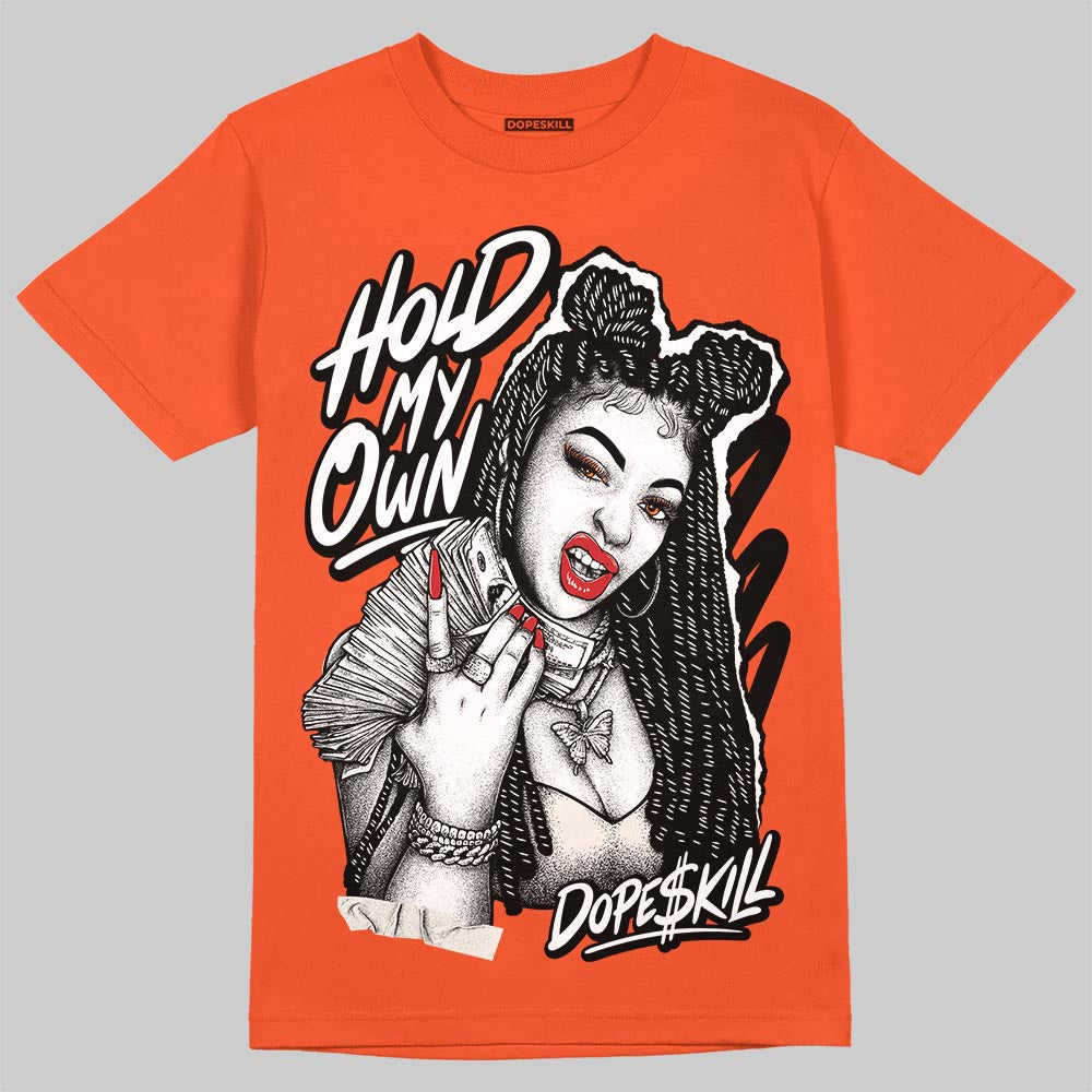 Jordan 1 Retro High OG Shattered Backboard (2025) DopeSkill T-Shirt New H.M.O Graphic Streetwear - Orange