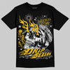 Yellow Sneakers DopeSkill T-Shirt Drip Season Graphic Streetwear - Black