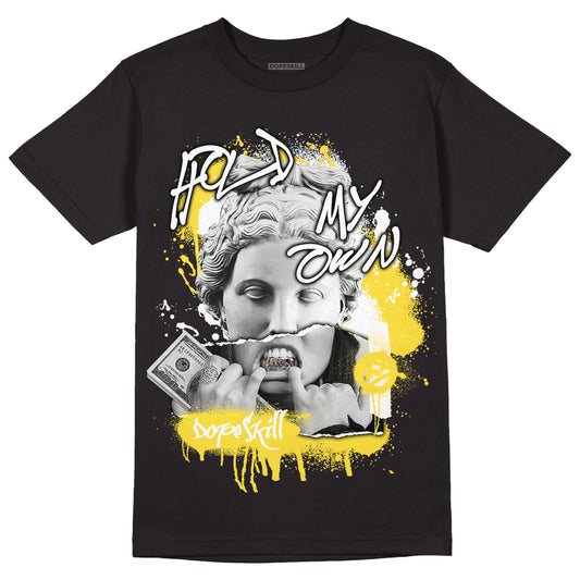 Jordan 11 Low 'Yellow Snakeskin' DopeSkill T-Shirt Hold My Own Graphic Streetwear - Black