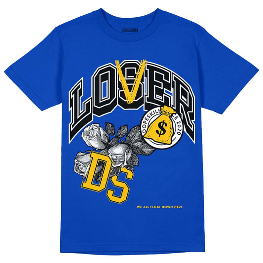 Jordan 14 “Laney” DopeSkill Varsity Royal T-Shirt Loser Lover Graphic Streetwear