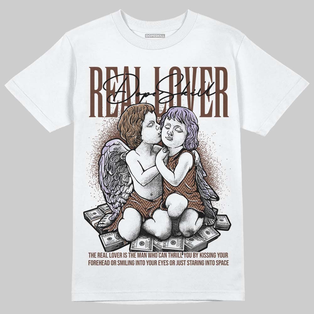 Harris Tweed x Wmns Dunk Low 'Sesame' DopeSkill T-Shirt Real Lover Graphic Streetwear - White