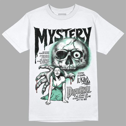 Jordan 3 "Green Glow" DopeSkill T-Shirt Mystery Ghostly Grasp Graphic Streetwear - White