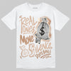 Jordan 4 Retro Cozy Girl DopeSkill T-Shirt Real Ones Move In Silence Graphic Streetwear - White