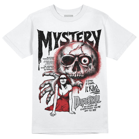 Jordan 12 “Red Taxi” DopeSkill T-Shirt Mystery Ghostly Grasp Graphic Streetwear - White