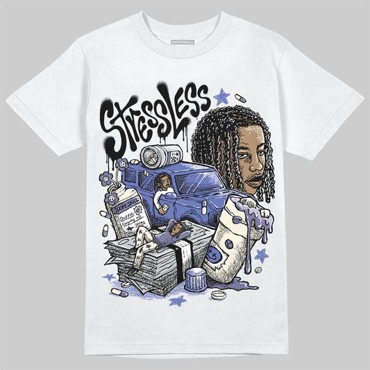 Air Max 90 x Patta Sapphire and Particle Grey DopeSkill T-Shirt Stressless Graphic Streetwear - White