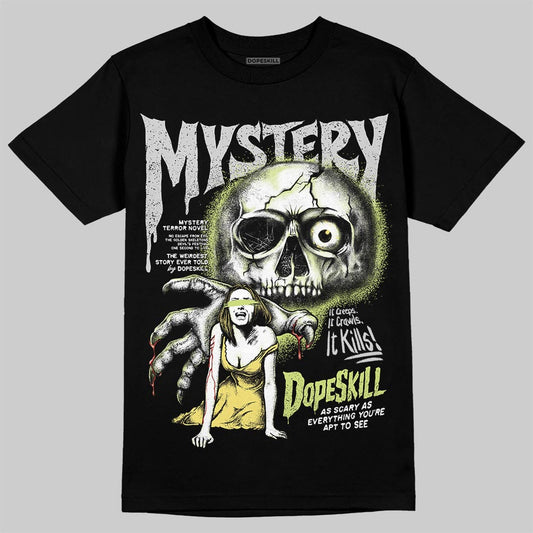Jordan 4 GS “Light Lemon Twist” DopeSkill T-Shirt Mystery Ghostly Grasp Graphic Streetwear - Black